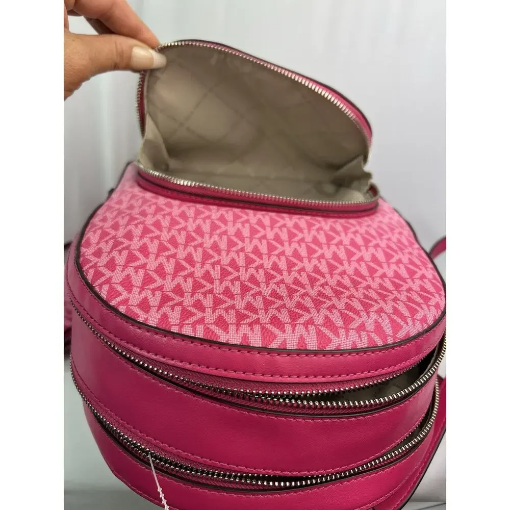 MK Set NWOT Jaycee Ombre Backpack & Jet Set Large Wristlet Dragonfruit Pink $766